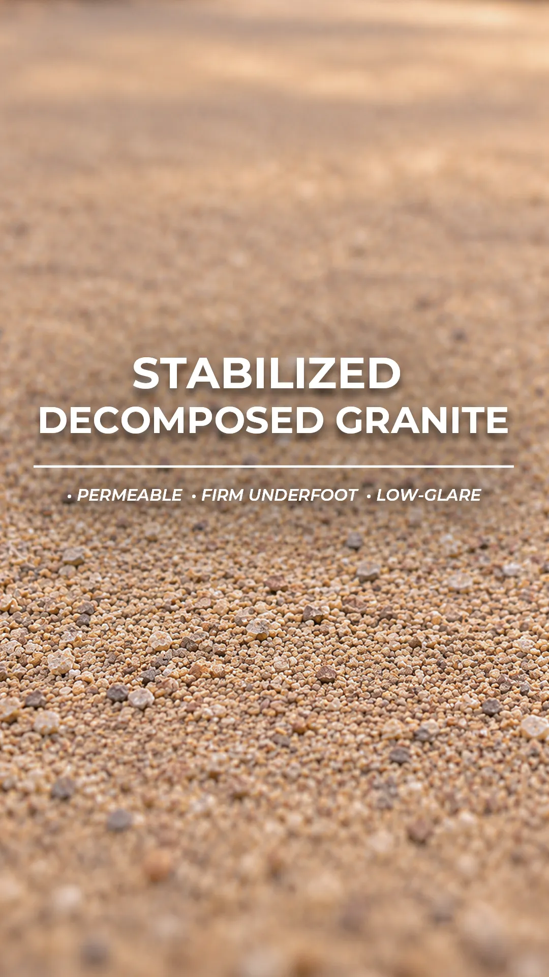Hardscapes title frame featuring stabilized decomposed granite